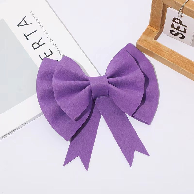 Hug Bucket Bow Decoration Holiday Birthday Gift Box Flower Box Sponge Paper Bow Accessories Finished - Image 1